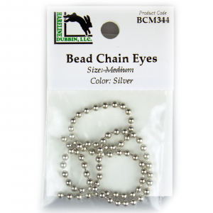 Image of Hareline Bead Chain Eyes Medium Silver