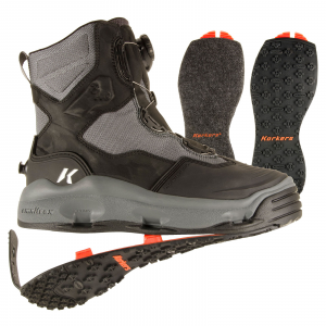 Image of Korkers DarkHorse Wading Boots with Felt & Kling-On Soles - 8