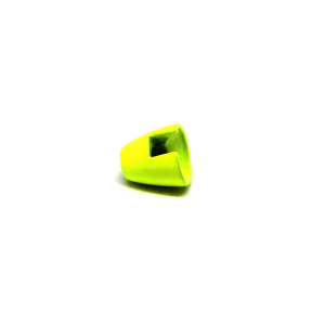 Image of Fulling Mill Slotted Tungsten Coneheads Extra Small (4.0mm) Painted Fluorescent Chartreuse