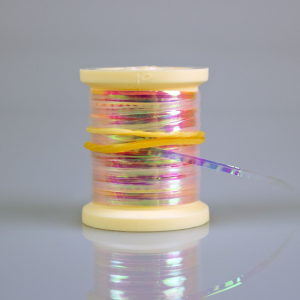 Image of Hareline Single Spool Pearlescent Flat Tinsel Wide