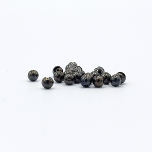 Image of Firehole Outdoors Stones Slotted Tungsten Beads 1/8 in (3 mm) Black Nickel Plated
