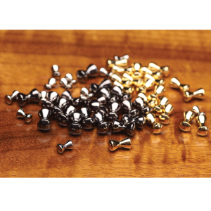 Image of Hareline Brass Dumbbell Eyes Large Nickel