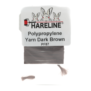 Image of Hareline Polypropylene Yarn 87 Dark Brown
