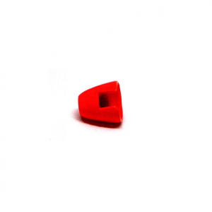 Image of Fulling Mill Slotted Tungsten Coneheads Extra Small (4.0mm) Painted Fluorescent Orange