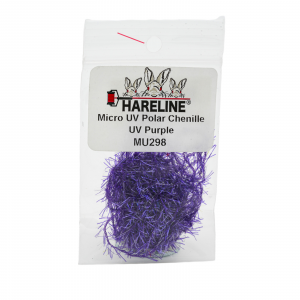 Image of Hareline UV Polar Chenille #298 UV Purple Micro