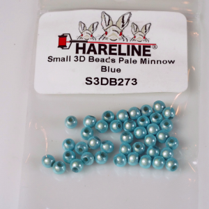 Image of Hareline Small 3D Beads #273 Pale Minnow Blue