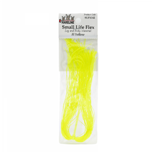 Image of Hareline Small Life Flex #142 Fl Yellow