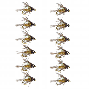 Image of RIO Morrish Dirty Bird TB Fly 12 Olive 12 Pack Flies