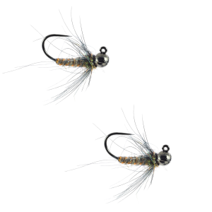 Umpqua Jigged Caddis Pupa Tan 2 Pack 16