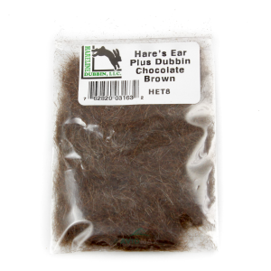 Hareline Hare's Ear Plus Dub Chocolate Brown