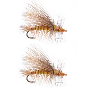 Umpqua Stimulator Kaufmann Barbless Yellow 16 - 2 Pack