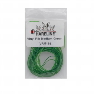 Image of Hareline Vinyl Rib Medium Green