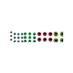 Image of Wapsi Hologram Dome Eyes 1/8 in Holographic Gold