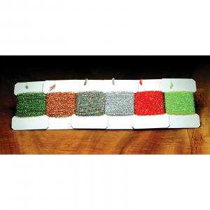Image of Hareline Solid & Krystal Pearl Chenille Red