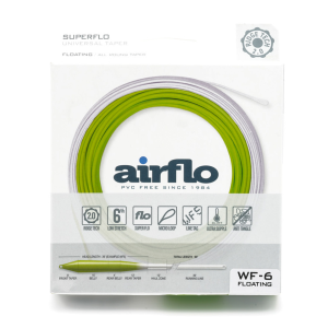 Image of Airflo Ridge 2.0 Superflo Universal Taper Float Fly Line 8 wt Chartreuse White