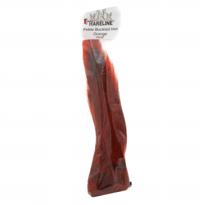 Image of Hareline Petite Bucktail #187 Hot Orange