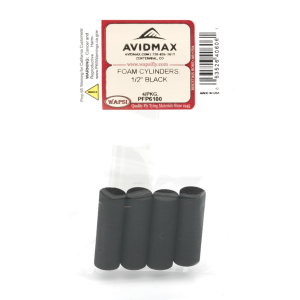 Image of Wapsi Foam Cylinders 1/2 in Black