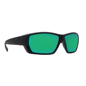 Image of Costa Tuna Alley Sunglasses Blackout Frame Green Mirror 580 Glass