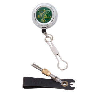 Image of Dr. Slick Silver "8" Clip-On-Reel with Satin Traditional Nippers Combo