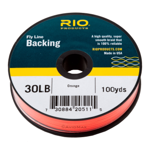 Image of RIO Dacron Fly Line Backing 30 lbs. 100 yd. Orange