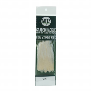 Image of Metz Crab/Shrimp Hackle Pack White