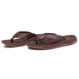 Image of Grundens Men's Leather Captain's Sandal Size 14 Butternut
