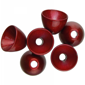 Image of Spirit River Hot Cones 5/32" Metallic Red