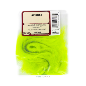 Image of Wapsi Thin Cut Rabbit Zonkers Fluorescent Chartreuse