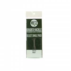 Image of Metz Select Hackle Single Pack 20 Grizzly