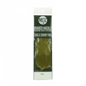 Image of Metz Crab/Shrimp Hackle Pack Olive