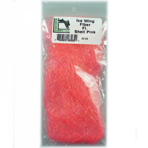Image of Hareline 8 inch Ice Wing Fiber Fl. Shell Pink