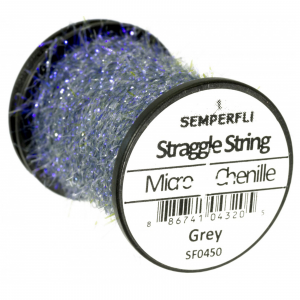 Image of Semperfli Straggle String Micro Chenille Grey