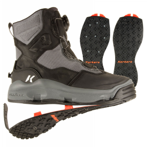 Image of Korkers DarkHorse Wading Boots with Kling-On & Studded Kling-On Soles - 11