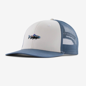 Image of Patagonia Stand Up Trout Trucker Hat White