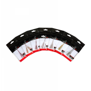 Image of Fulling Mill Stripped Quills Bright Red