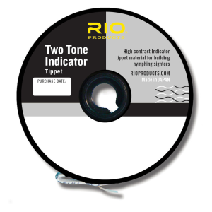 Image of RIO 2-Tone Indicator Tippet 3X (BLACK & WHITE)