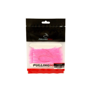 Image of Fulling Mill Ice Hackle Yarn Fluorescent Pink
