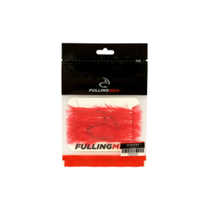 Image of Fulling Mill Ice Hackle Yarn Fluorescent Red