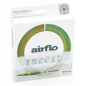 Image of Airflo Sixth Sense 2 Fast Intermediate Fly Line 5/6 wt Translucent Green