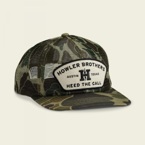 Image of Howler Brothers Unstructured Snapback Hat One Size Feedstore Camo