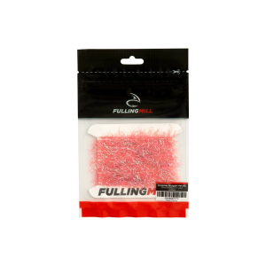 Image of Fulling Mill Streamer Straggle Metallic Silver Fluorescent Coral