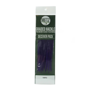 Image of Metz Deceiver/Streamer Hackle Pack Purple