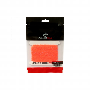 Image of Fulling Mill EZ Egg Yarn Mini UV Fluorescent Fire Orange