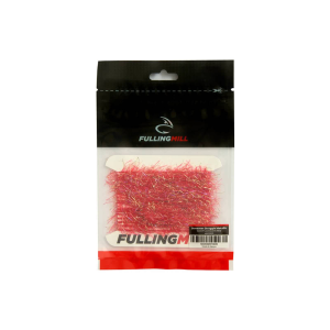 Image of Fulling Mill Streamer Straggle Metallic Gold Fluorescent Red