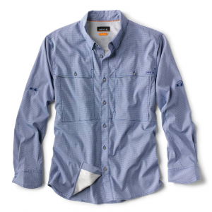 Image of Orvis Men's Open Air Caster Long Sleeve Shirt XXL True Blue