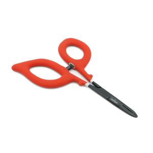 Umpqua Rivergrip PS Scissor Forceps Straight Red
