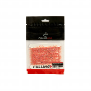 Image of Fulling Mill Streamer Straggle Metallic Gold Fluorescent Orange