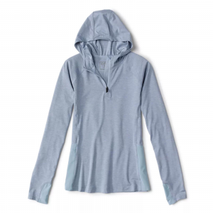 Image of Orvis Women's Pro Sun Hoodie II XS Blue Fog