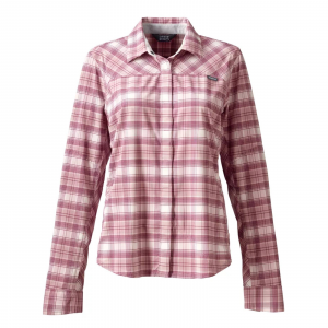 Image of Orvis Women's Pro Stretch Long Sleeve Shirt XS Lilac Plaid