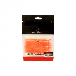 Image of Fulling Mill Ice Hackle Yarn Fluorescent Hot Coral